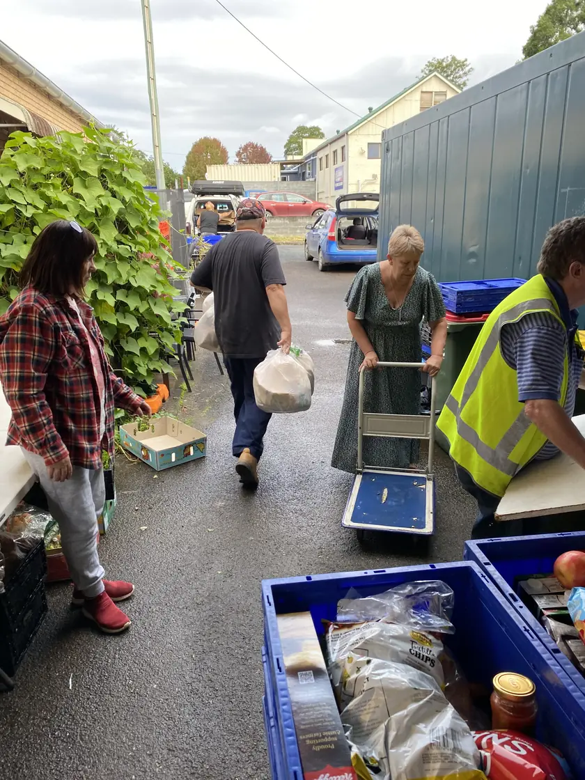 Fresh Food Fridays: more than forty hampers a week